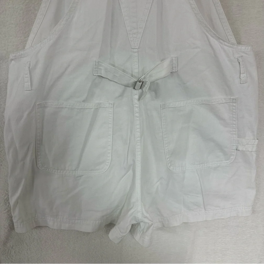 No Boundaries White Shortalls size XL Women - Picture 5 of 13